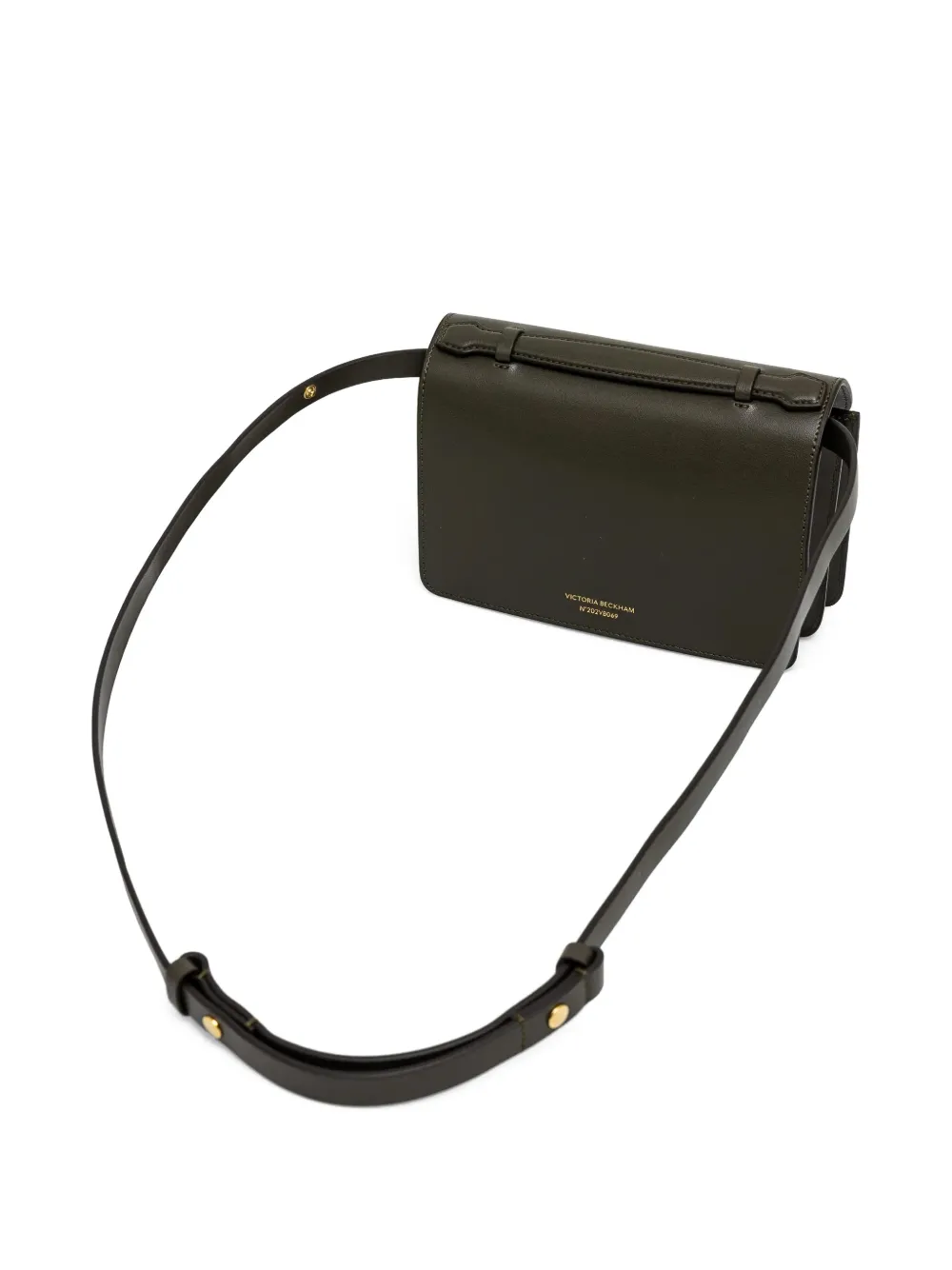 Victoria Beckham Gold-tone-hardware Cross-body Bag In Green
