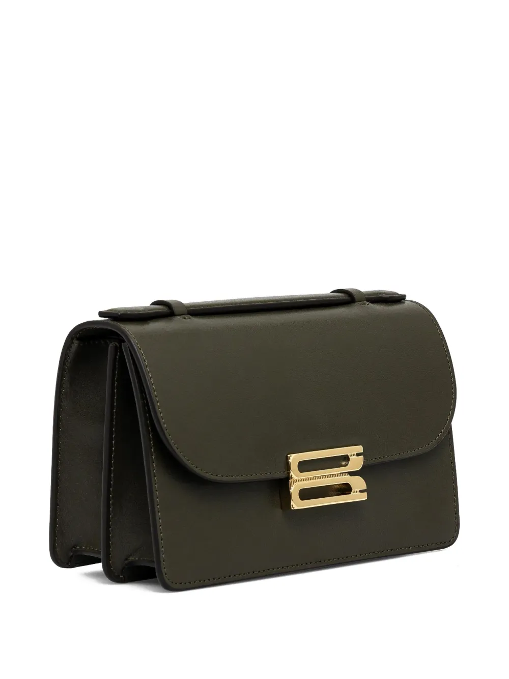 Victoria Beckham Gold-tone-hardware Cross-body Bag In Green