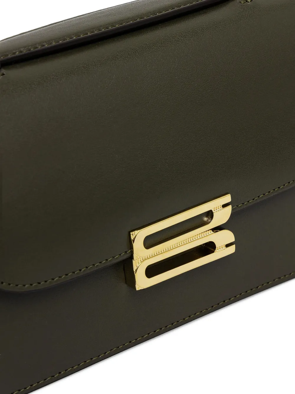 Victoria Beckham Gold-tone-hardware Cross-body Bag In Green