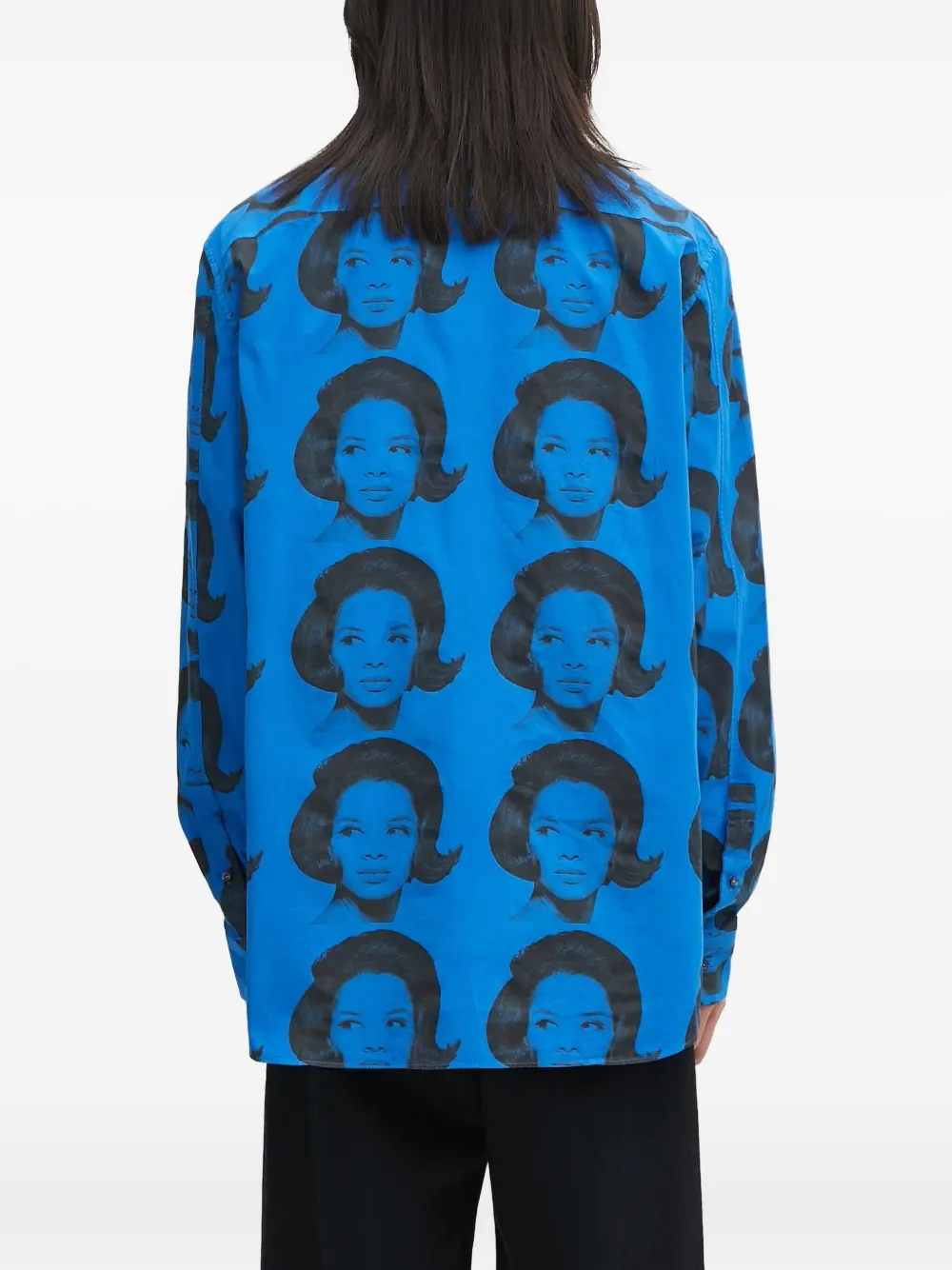 Wales Bonner Selah overhemd Blauw