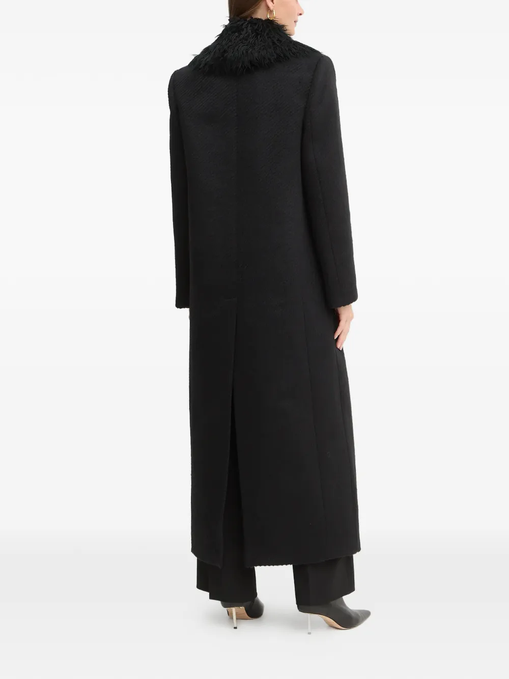  Versace Jeans Couture Double-breasted Coat - Black 