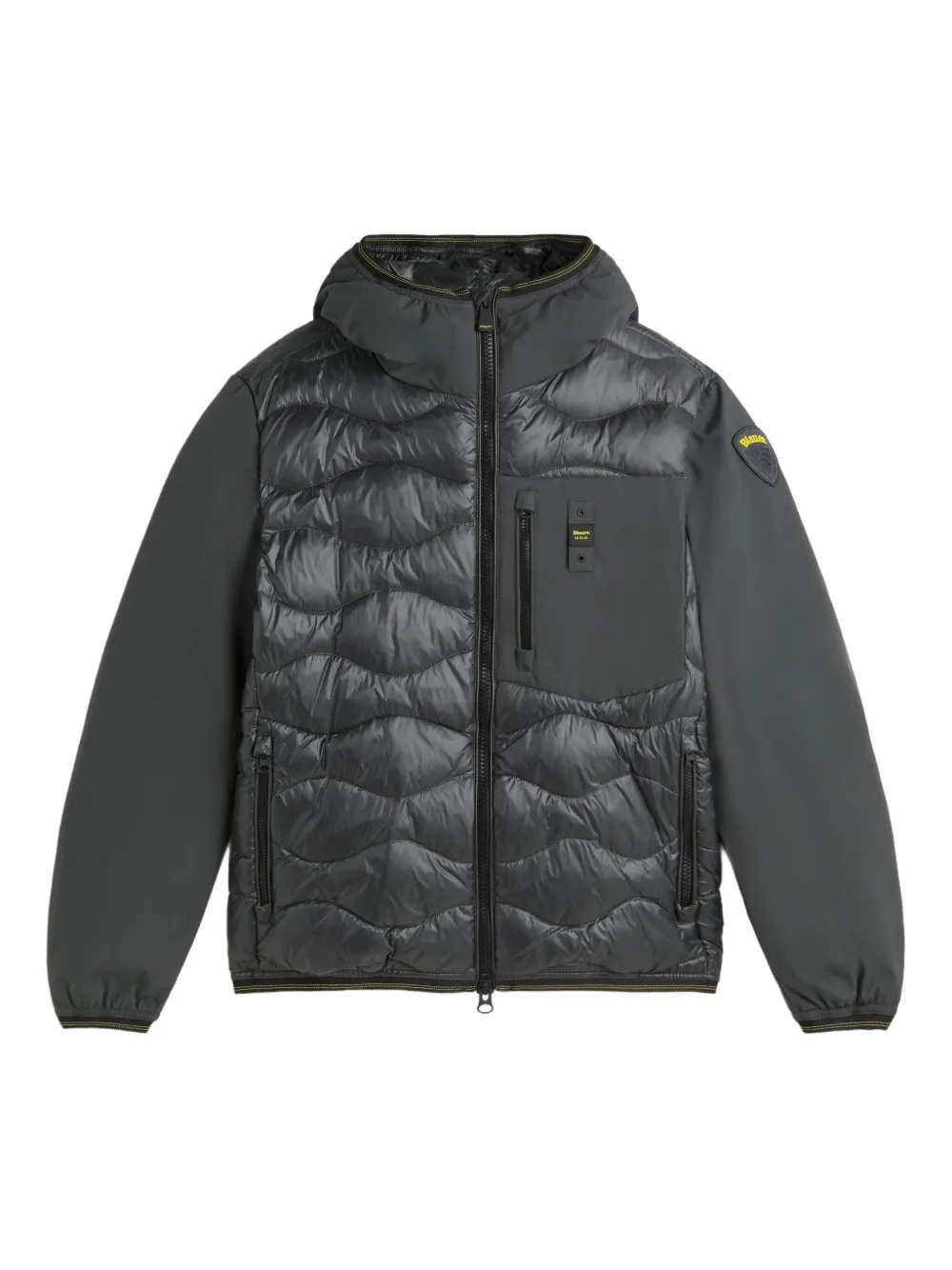 Blauer logo-patch jacket | Grey | Image 1