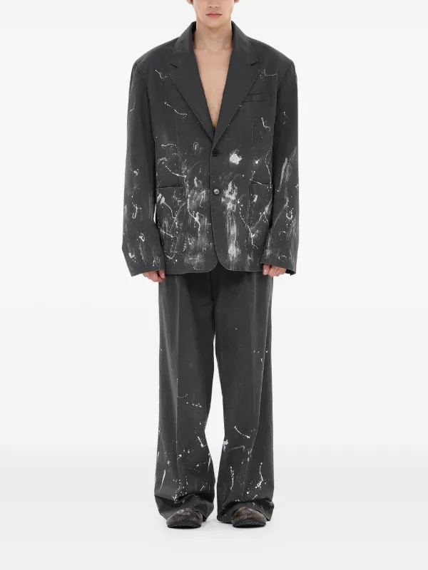 splatter paint blazers