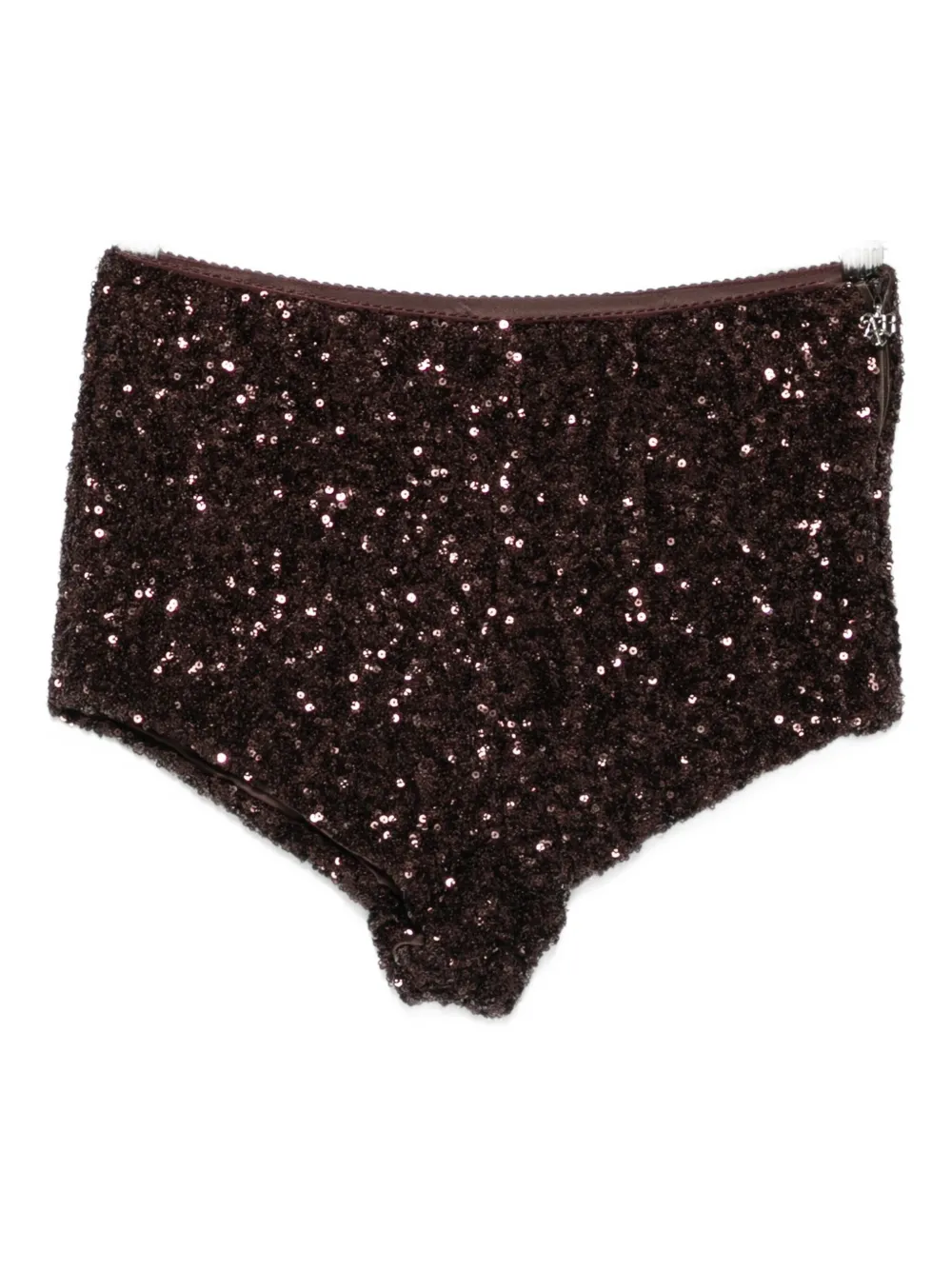 Aniye By Sequined Mini Shorts In Black