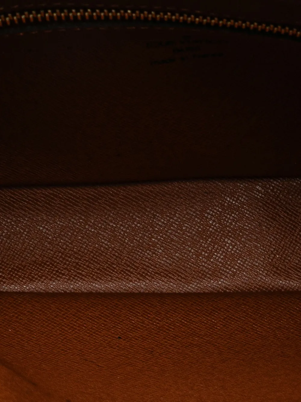Pre-owned Louis Vuitton 1995 Monogram Marly Dragonne Gm Clutch Bag In Brown