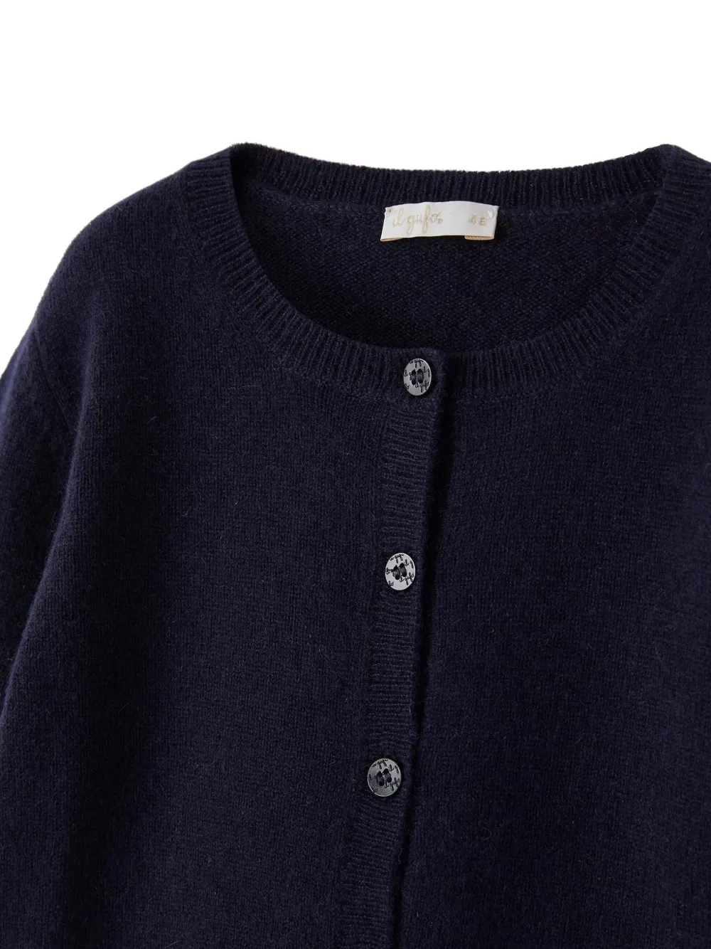 Il Gufo Vest met knopen Blauw