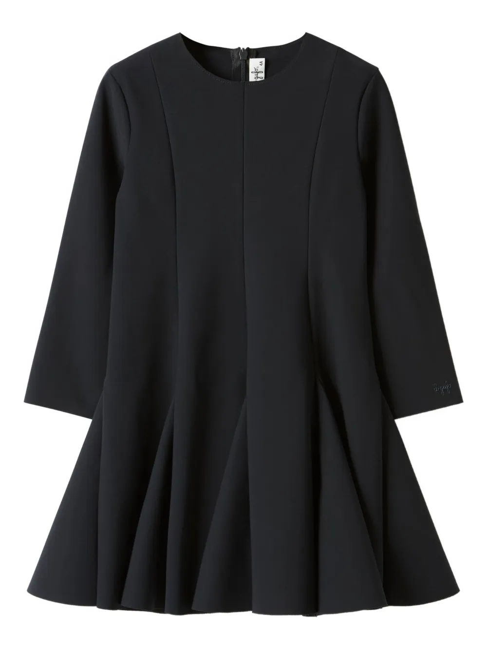 Il Gufo Abito plissettato a maniche lunghe - Blu