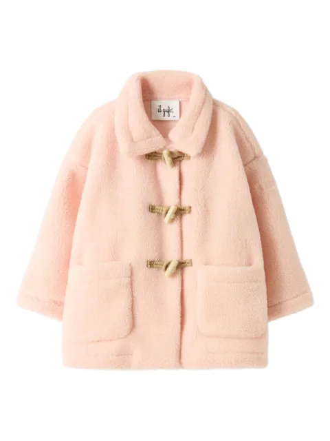 Il Gufo Montgomery fleece toggle coat
