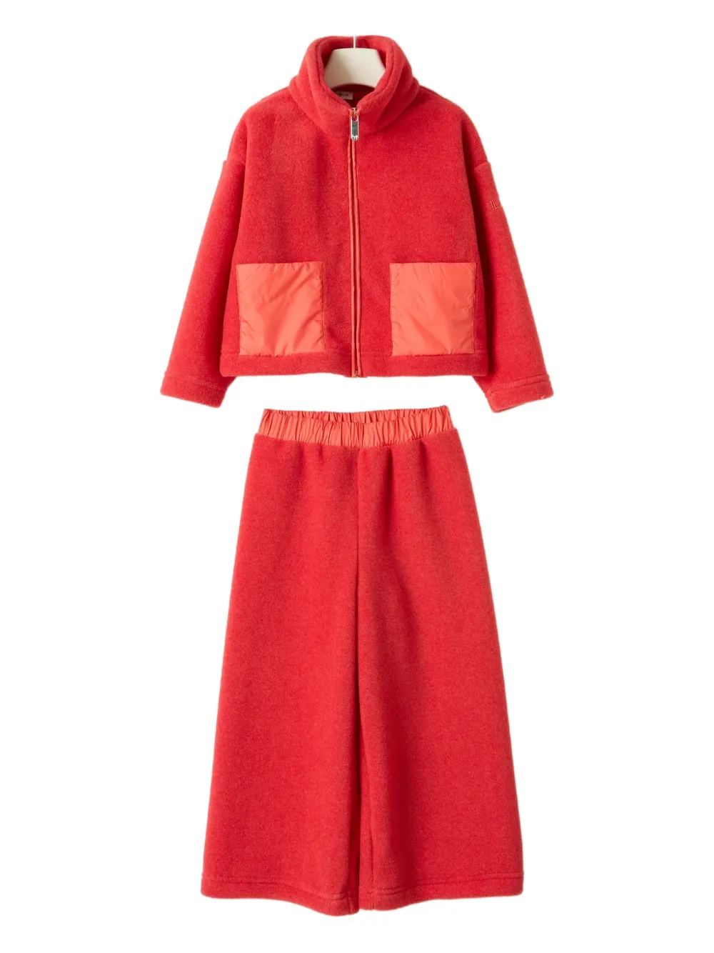 Il Gufo fleece tracksuit set | Red | Image 1