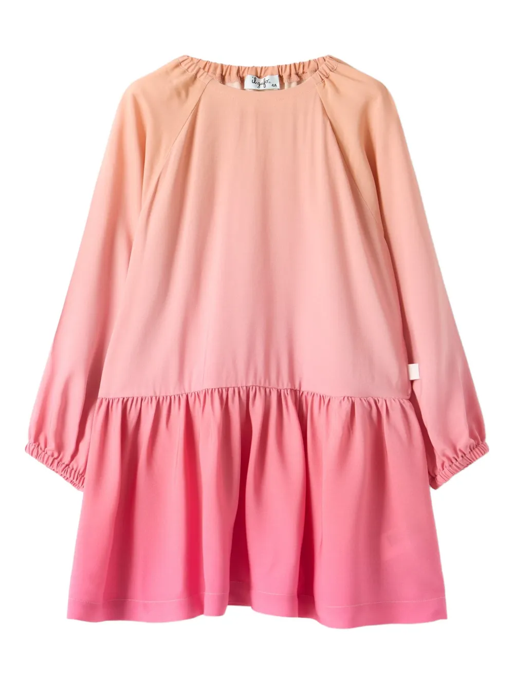 Il Gufo Abito con ruches - Rosa