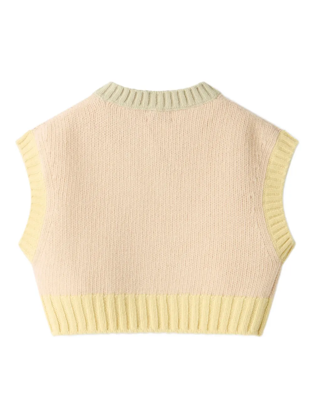 Il Gufo top tejido de canalé con cuello en V | Prendas tejidas | Image 2