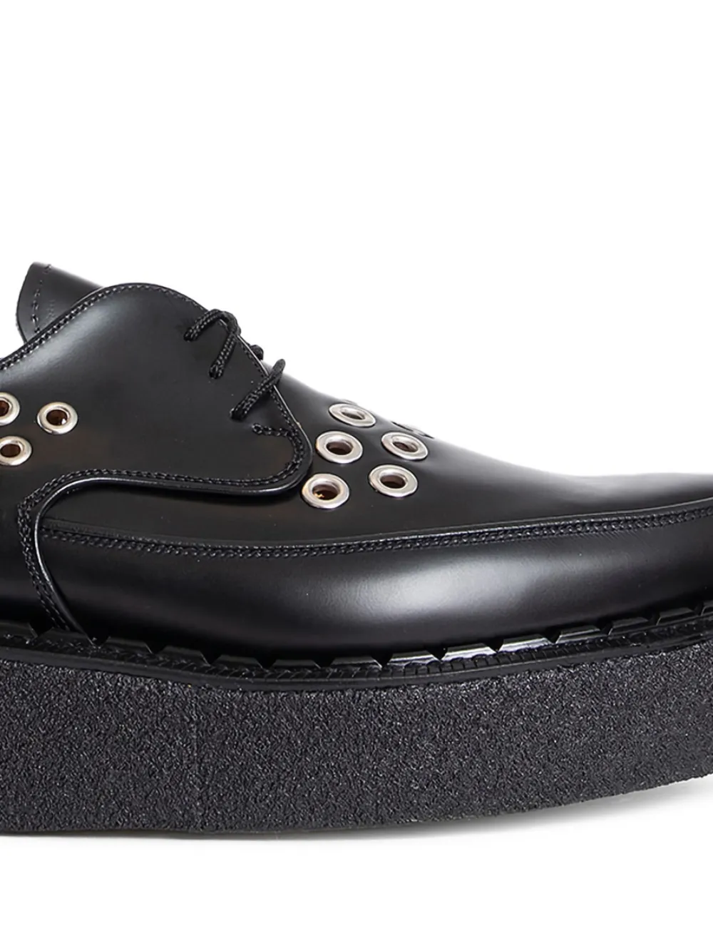 Comme des Garçons Homme Plus Loafers met plateauzool Zwart