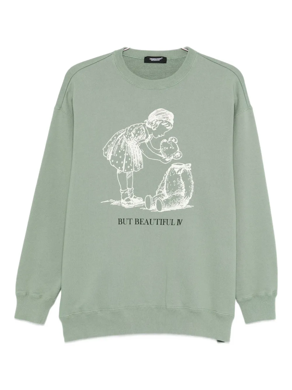 Undercover Printed Sweatshirt In Green
