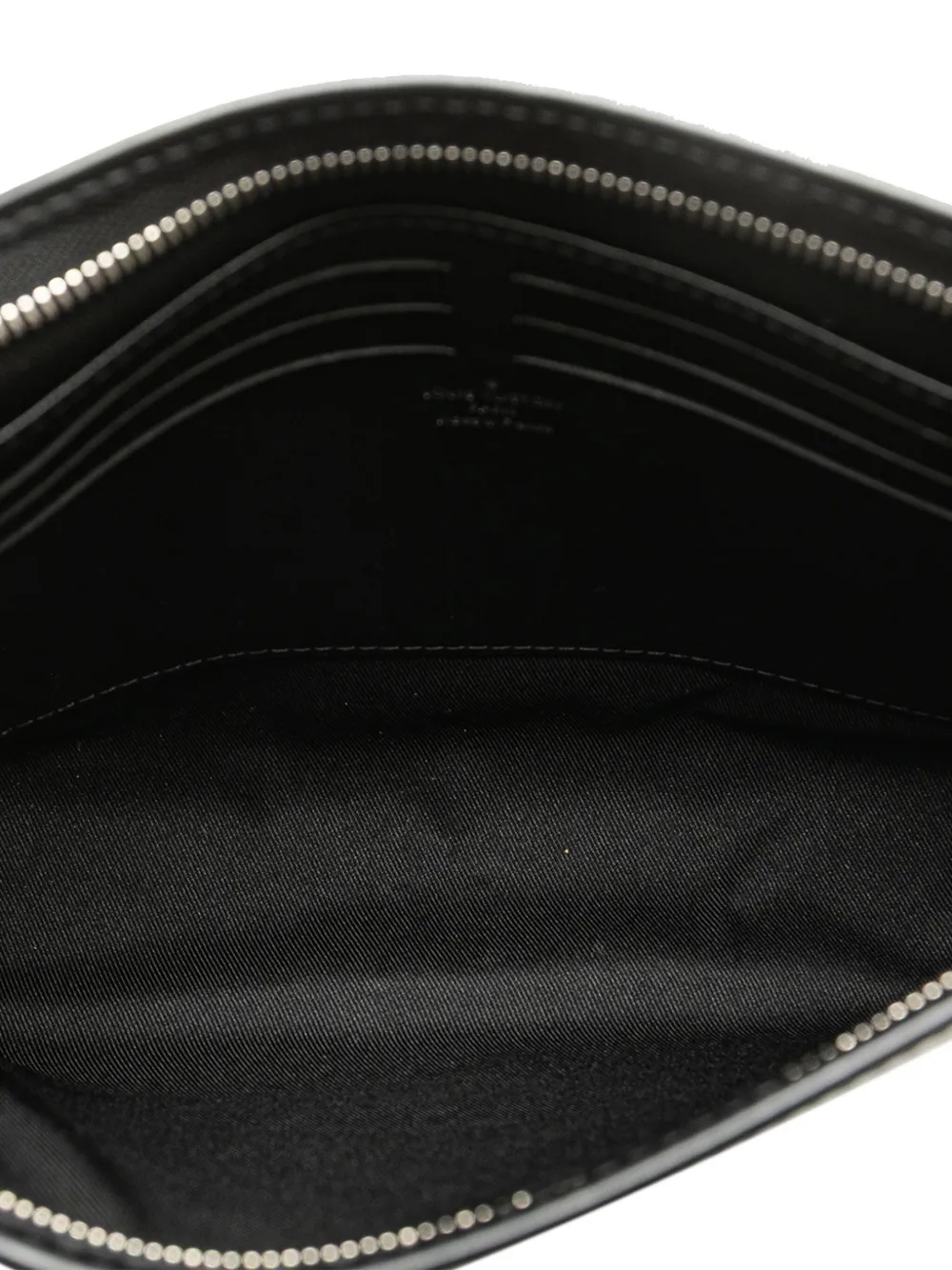Pre-owned Louis Vuitton 2017 Damier Graphite Pochette Voyage Mm Clutch Bag In Gray
