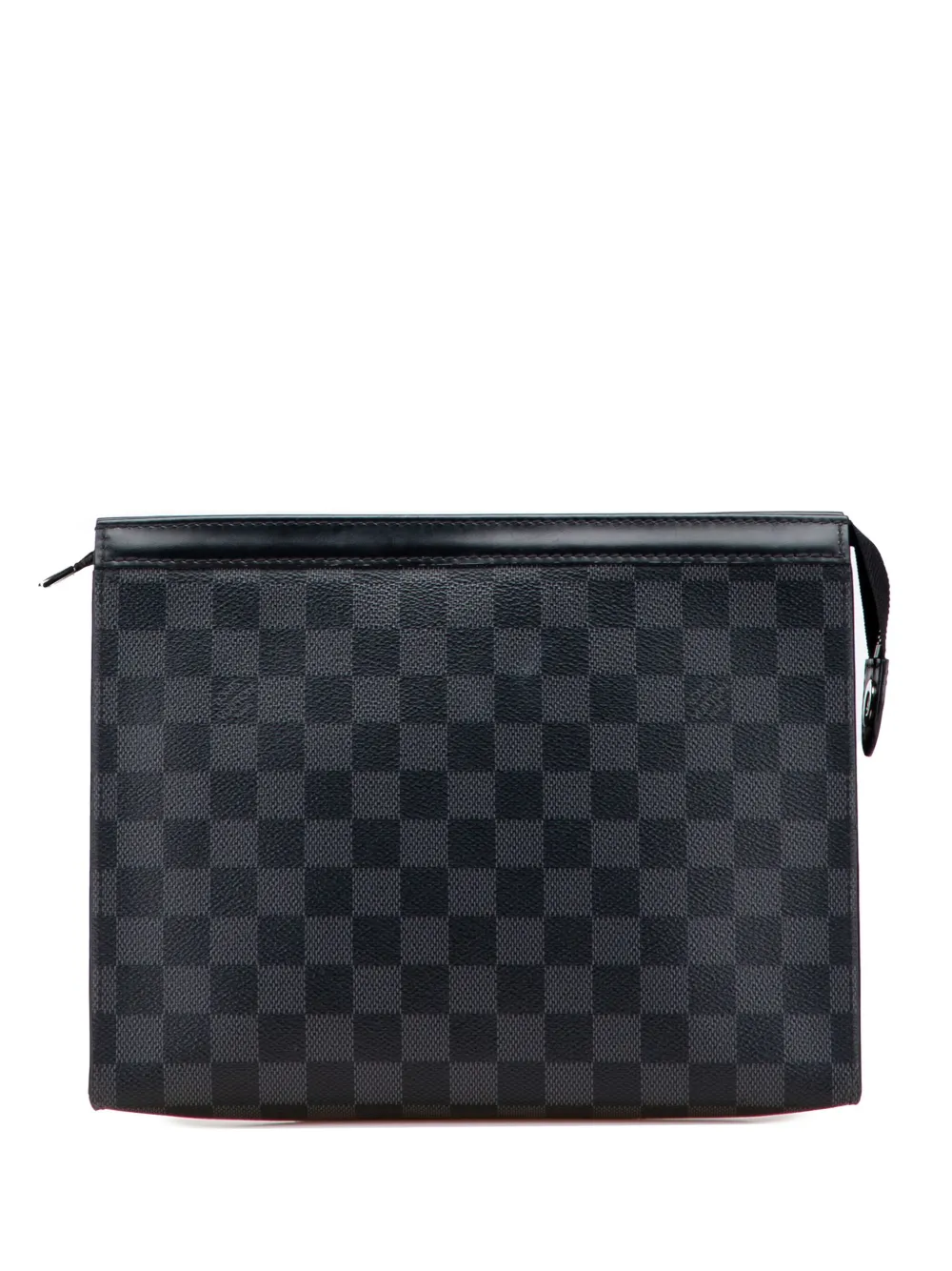 Louis Vuitton Pre-Owned 2017 Damier Graphite Pochette Voyage MM clutch Louis Vuitton Pre-Owned 2017 Damier Graphite Pochette Voyage MM clutch