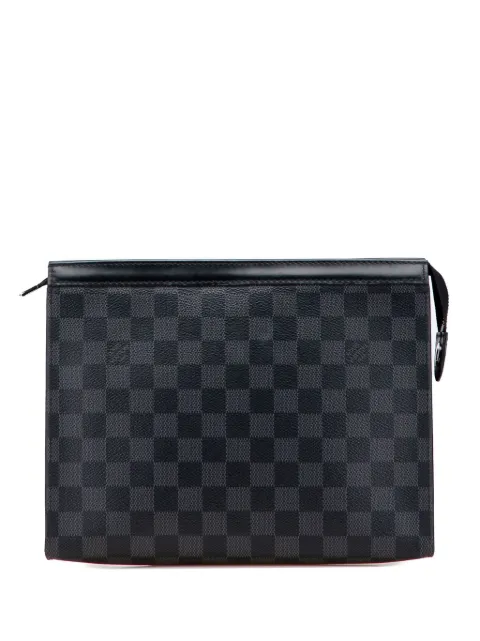 Louis Vuitton Pre-Owned 2017 Damier Graphite Pochette Voyage MM clutch bag