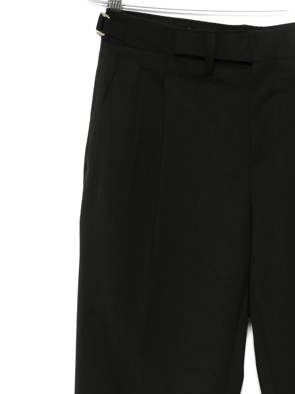 Briglia 1949 Turn-up Hem Trousers In Black