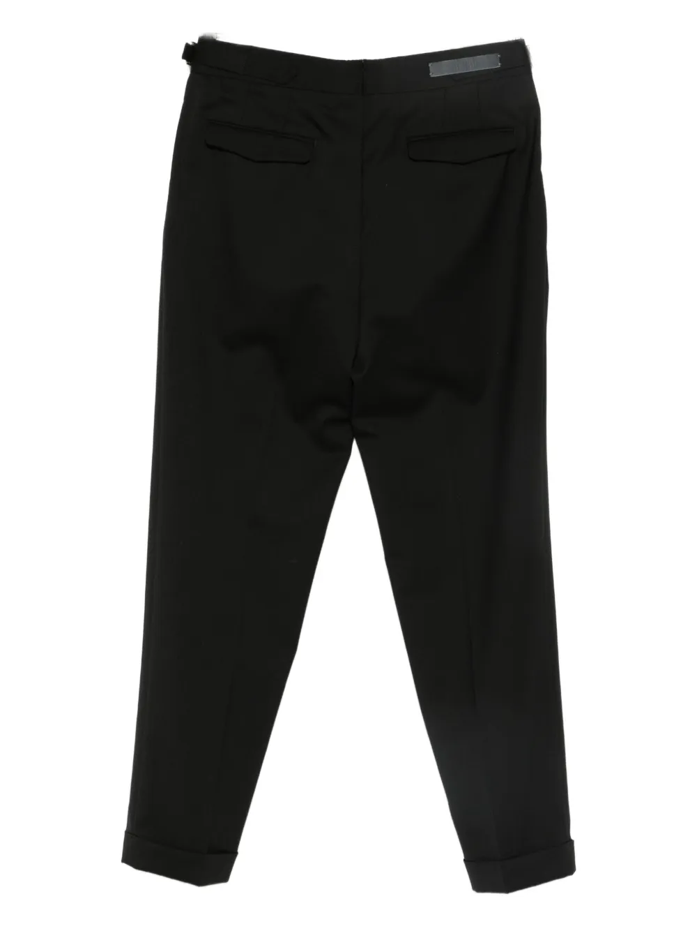 Briglia 1949 turn-up hem trousers - Zwart