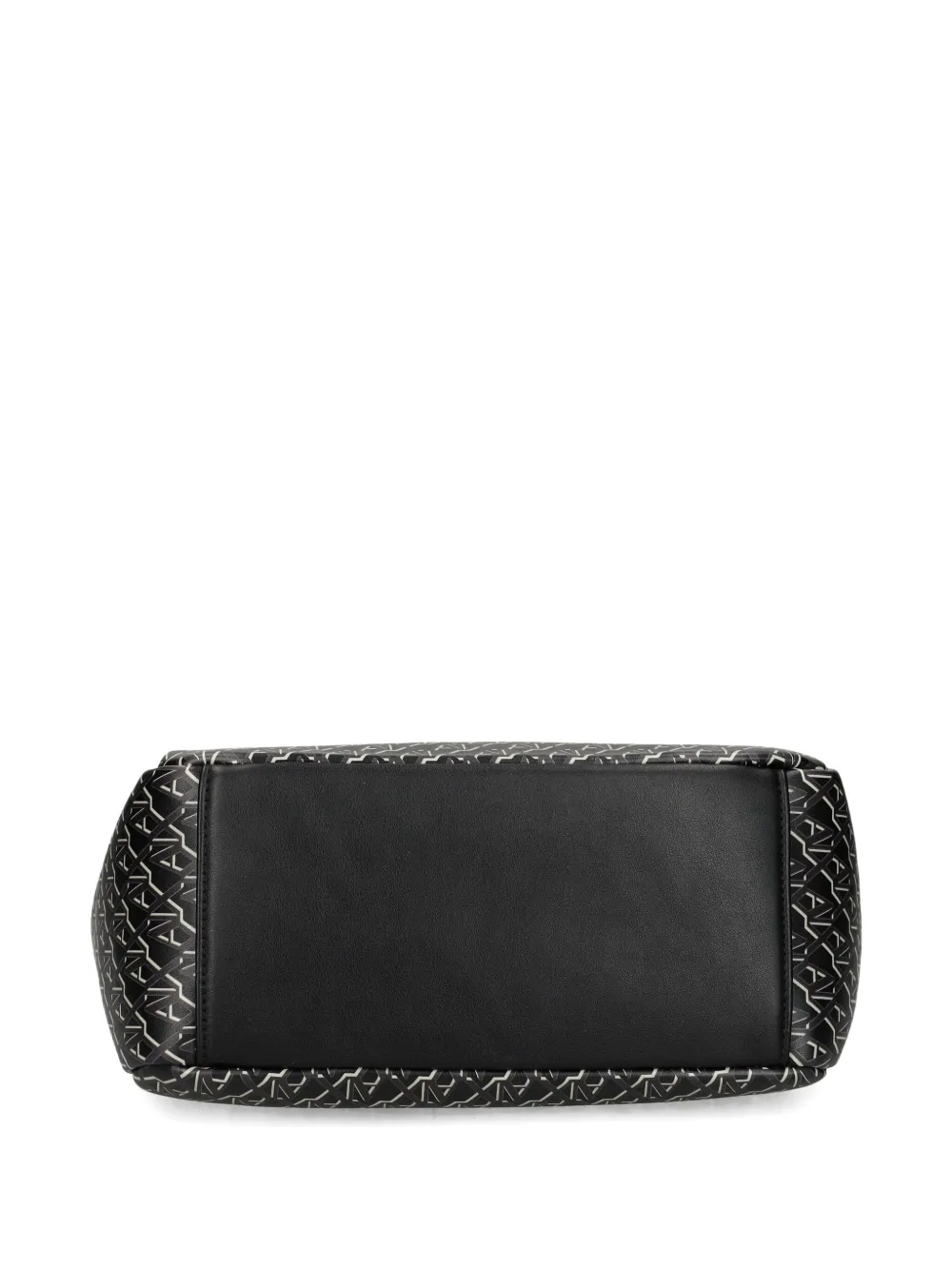 Armani Exchange logo tote bag - Zwart