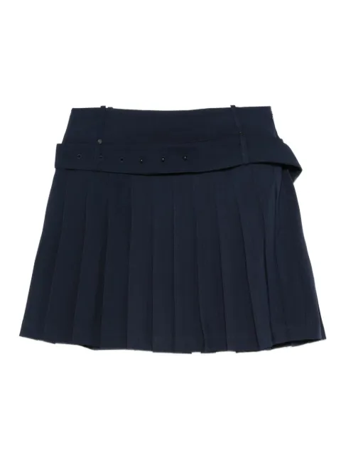 Stine Goya belted pleated skirt