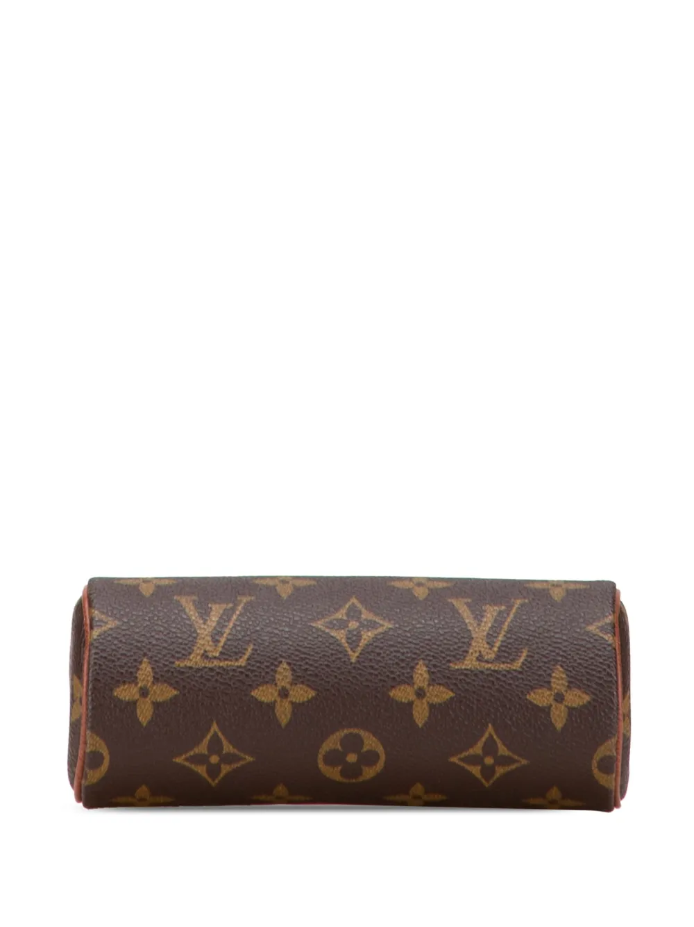 Pre-owned Louis Vuitton 1990-2010 Monogram Papillon Pochette Handbag In Brown