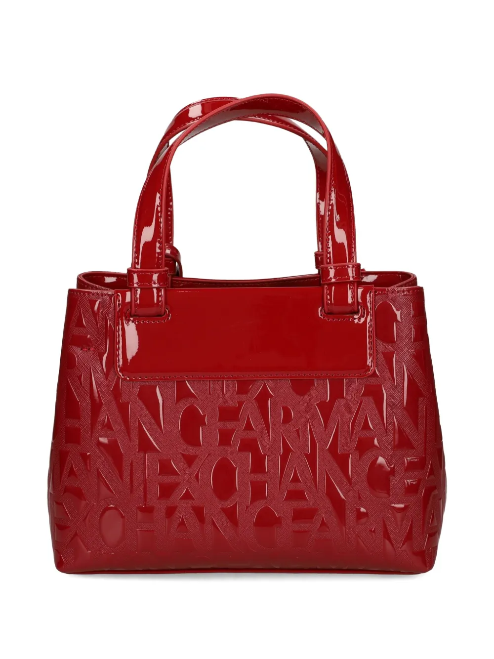 Armani Exchange embossed tote bag - Rood