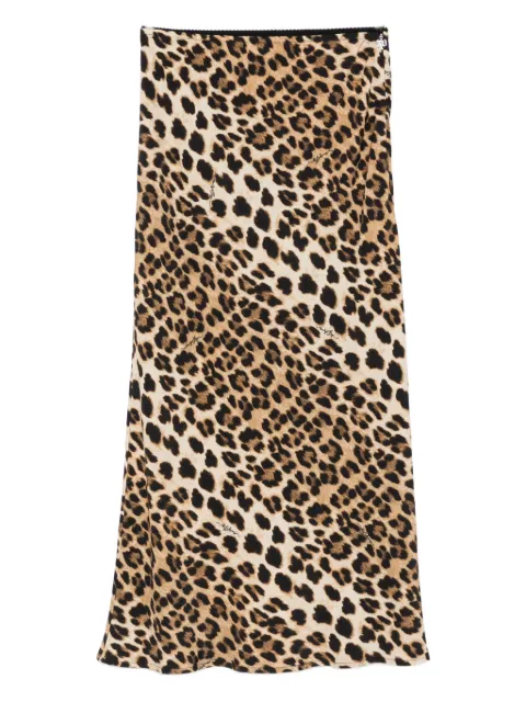 Aniye By leopard-print midi skirt