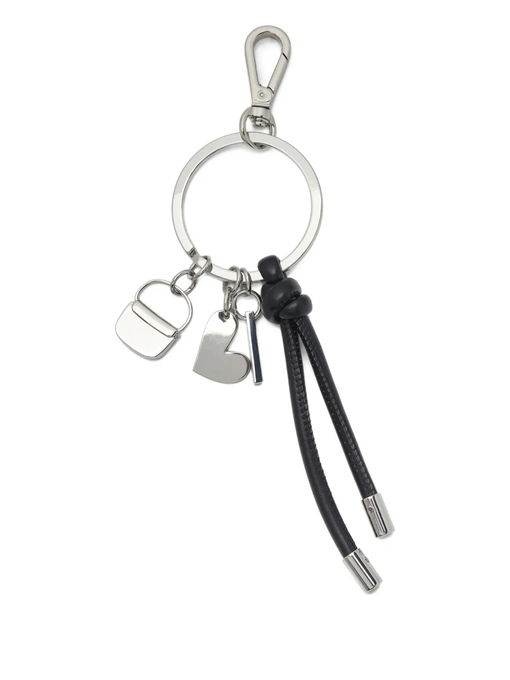 Diesel Heart Charms Keyring In Multi