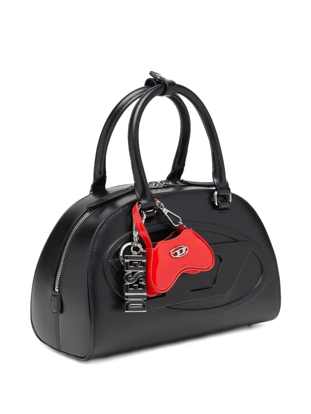 Diesel Sleutelhanger met bedels Rood