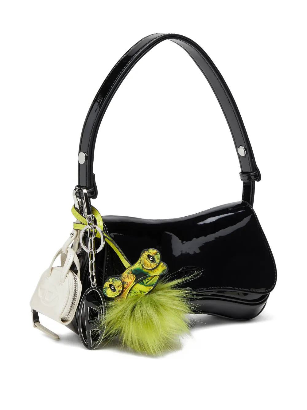 Diesel Sleutelhanger met bedels Groen