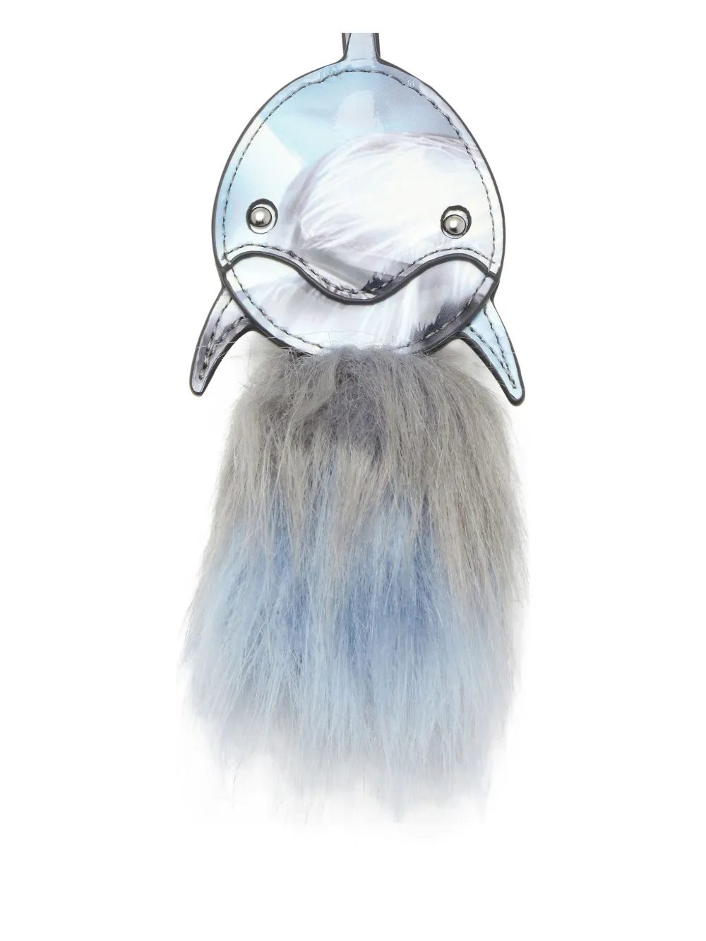 Diesel dolphin fur charms ii keyring - Blu