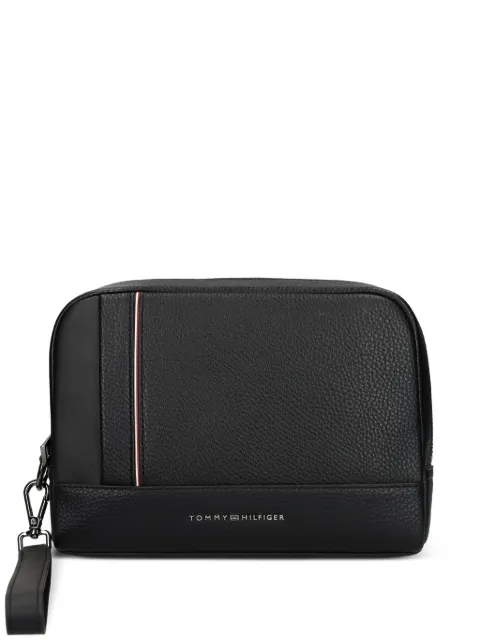 Tommy Hilfiger stripe-detail panelled wash bag