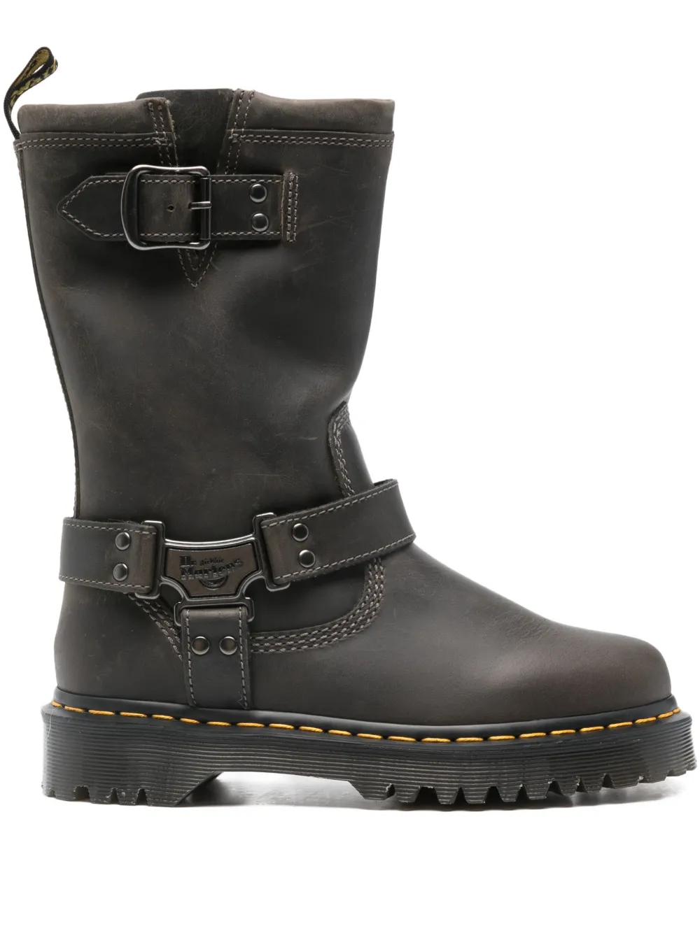 Dr. Martens botas con detalle de hebilla | marrón | Image 1