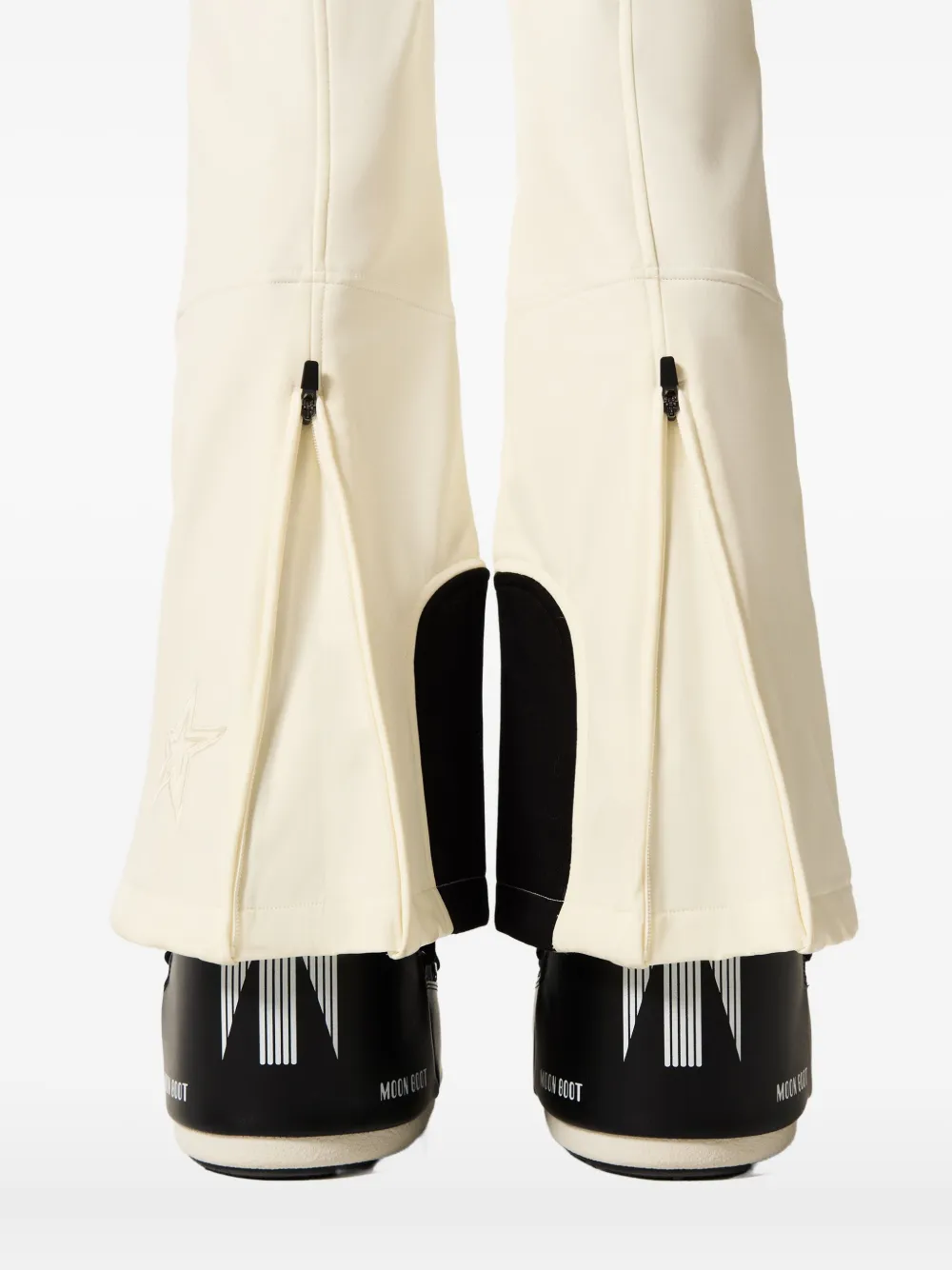 Perfect Moment Belted Zip-up Ski Suit In Neutral