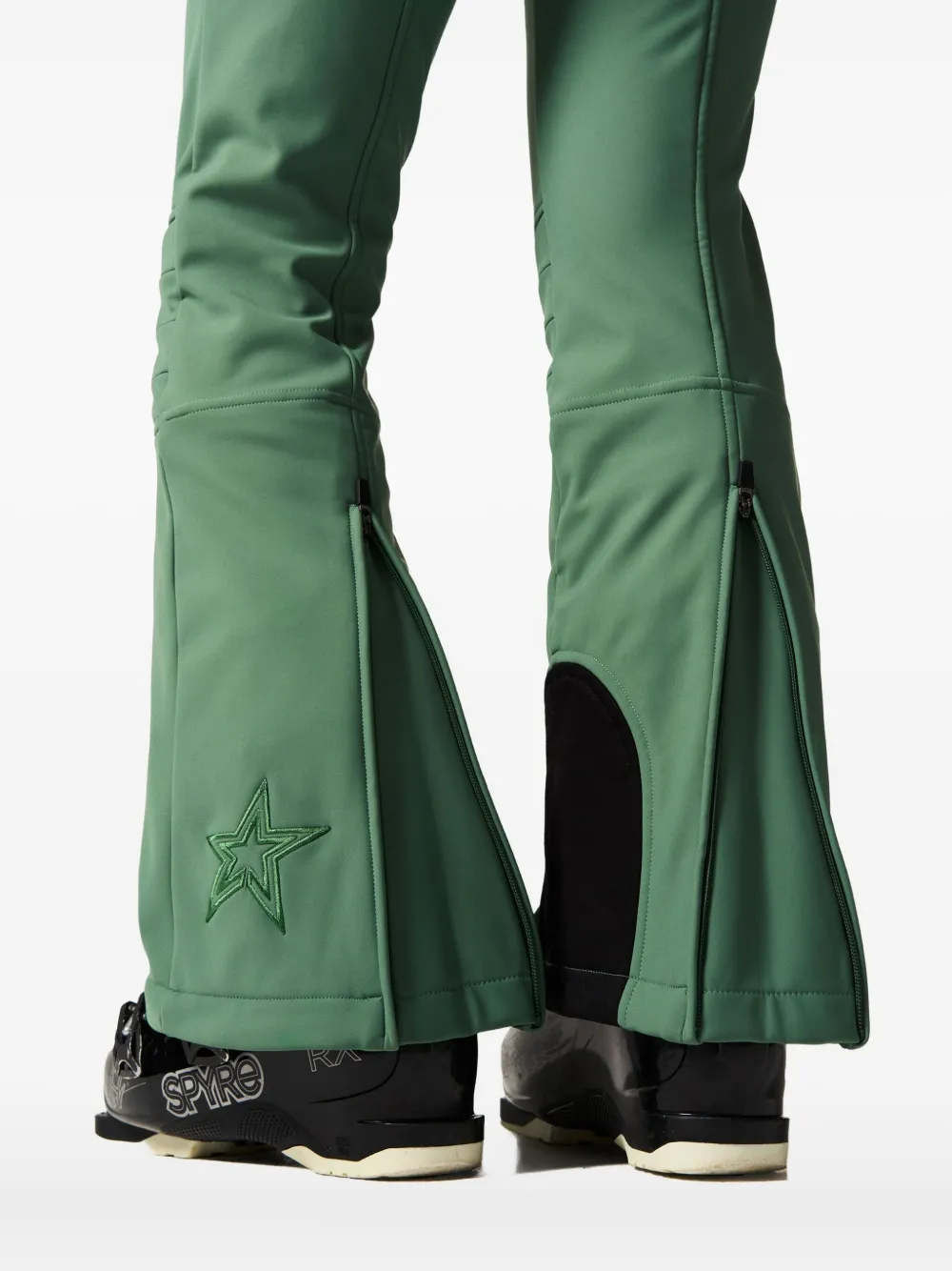 Perfect Moment Belted Ski Suit In Green