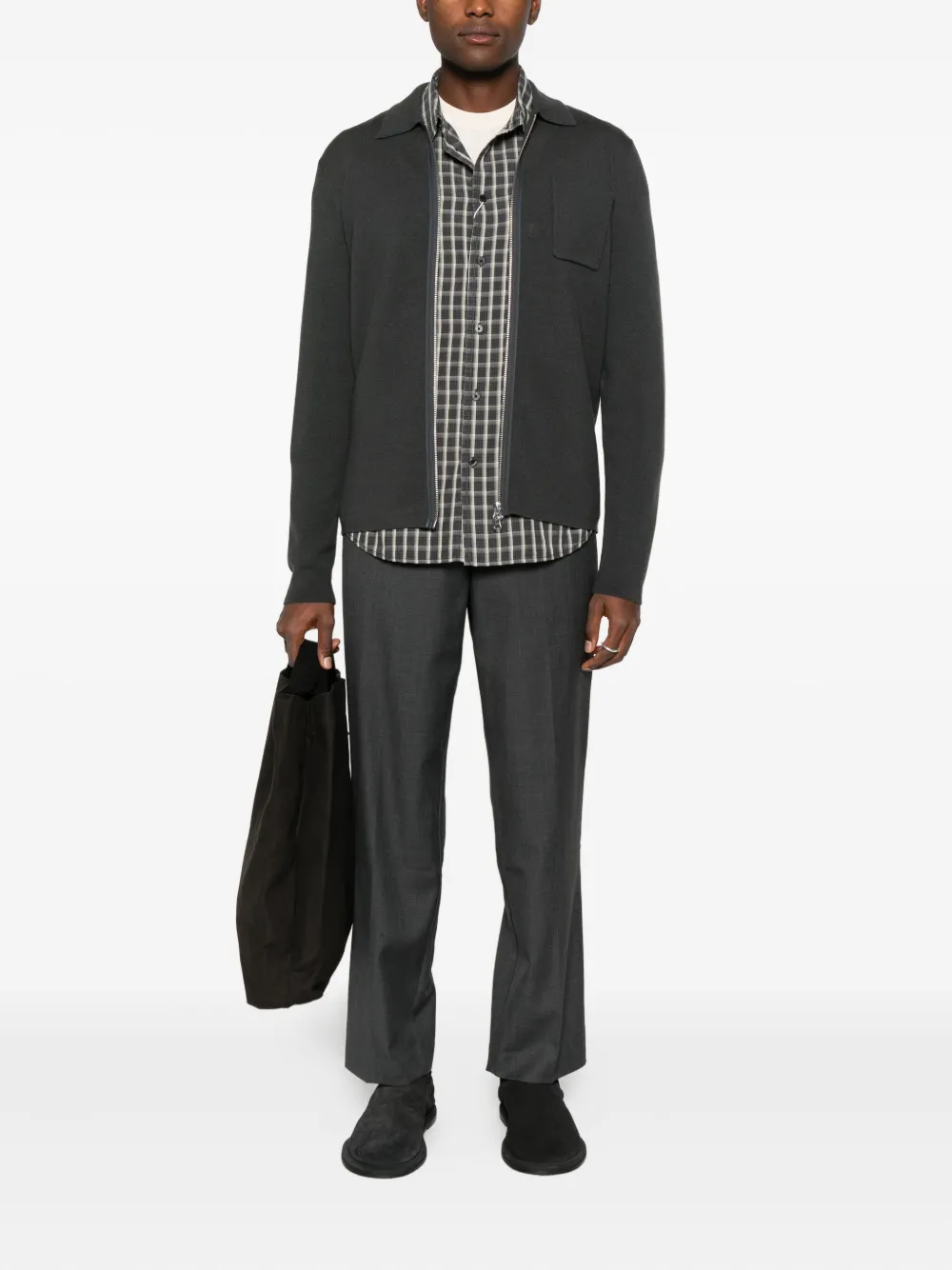 SAMSOE SAMSOE straight-leg trousers - Grijs