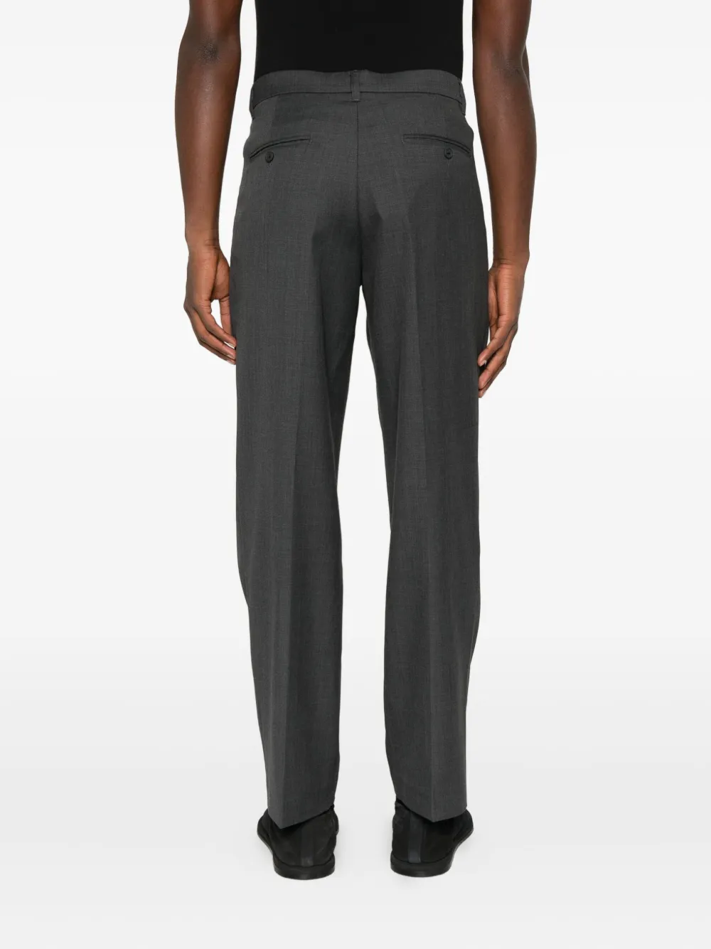 SAMSOE Straight broek Grijs