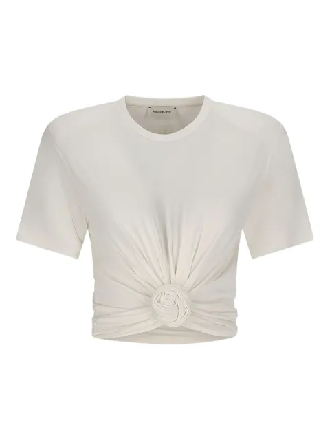Magda Butrym knot-detailing T-shirt 