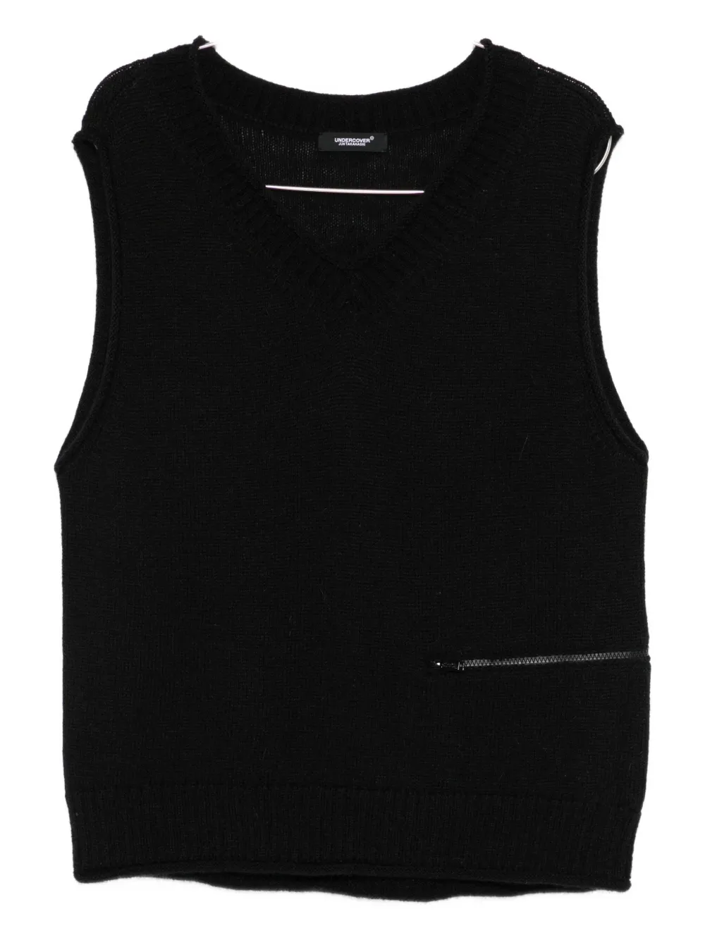 Undercover cashmere sleeveless sweater | Black | Image 1