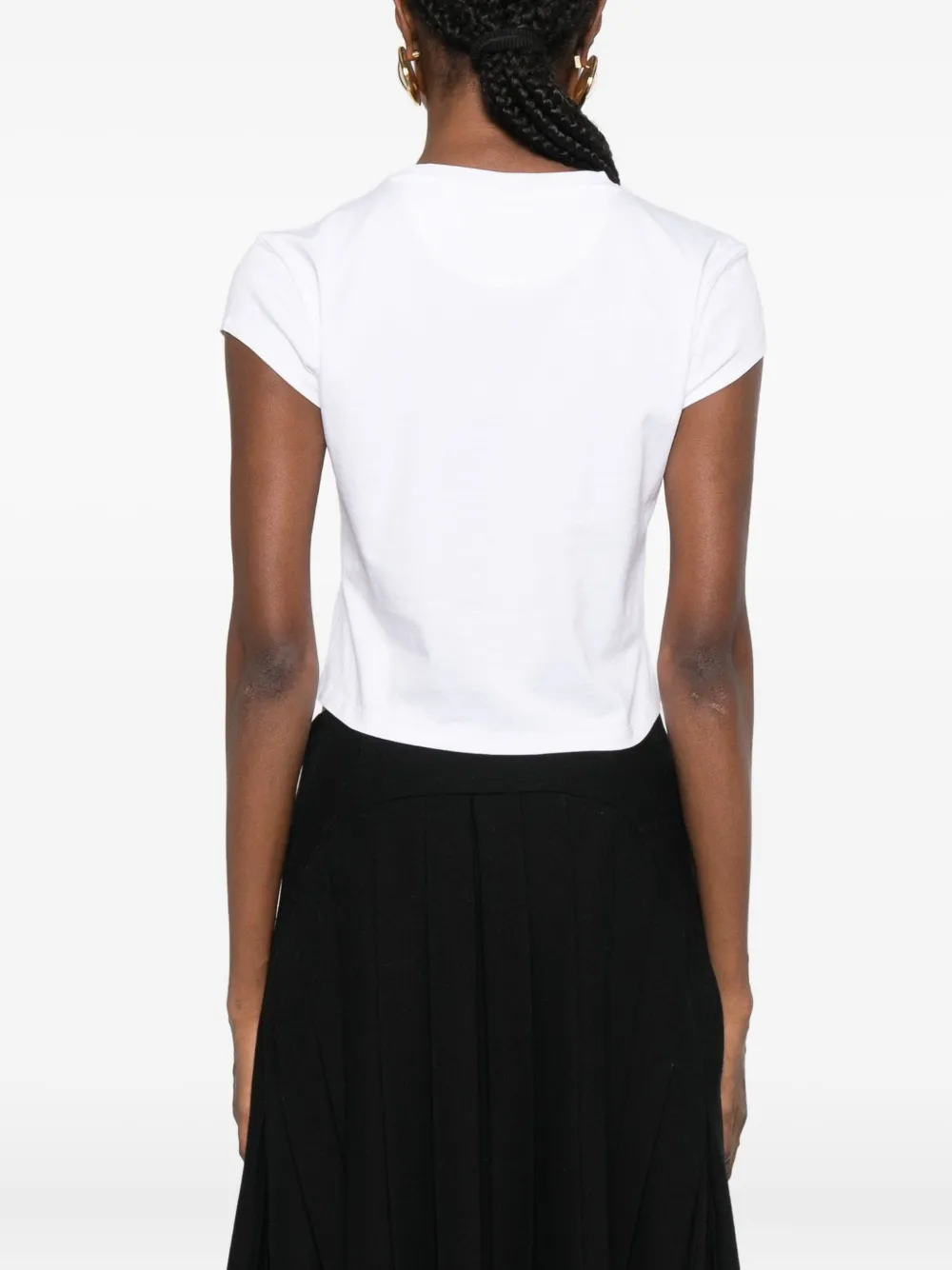 Calvin Klein T-shirt met grafische print AA Brillant white