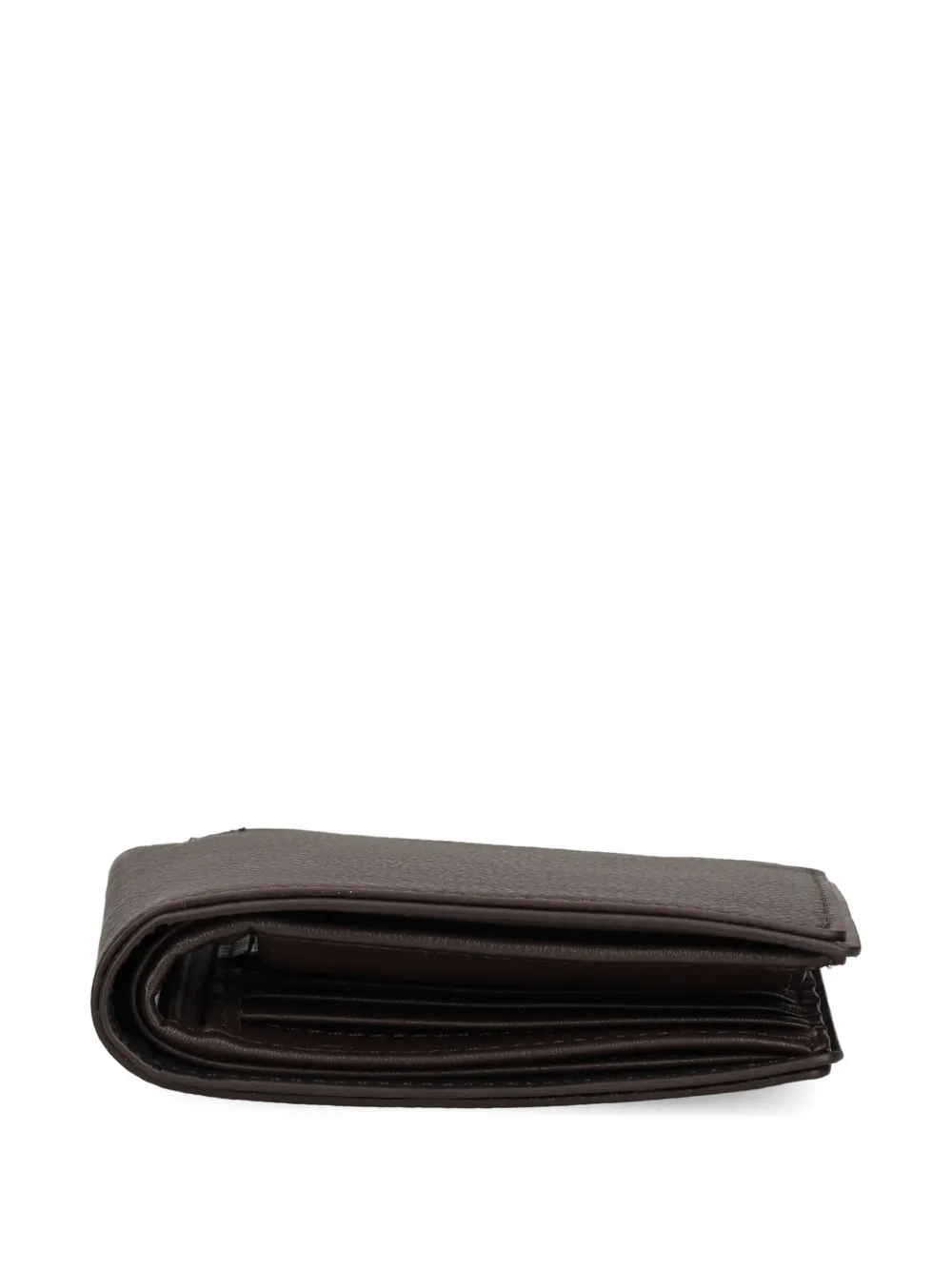 Tommy Hilfiger Textured Bi-fold Wallet In Brown