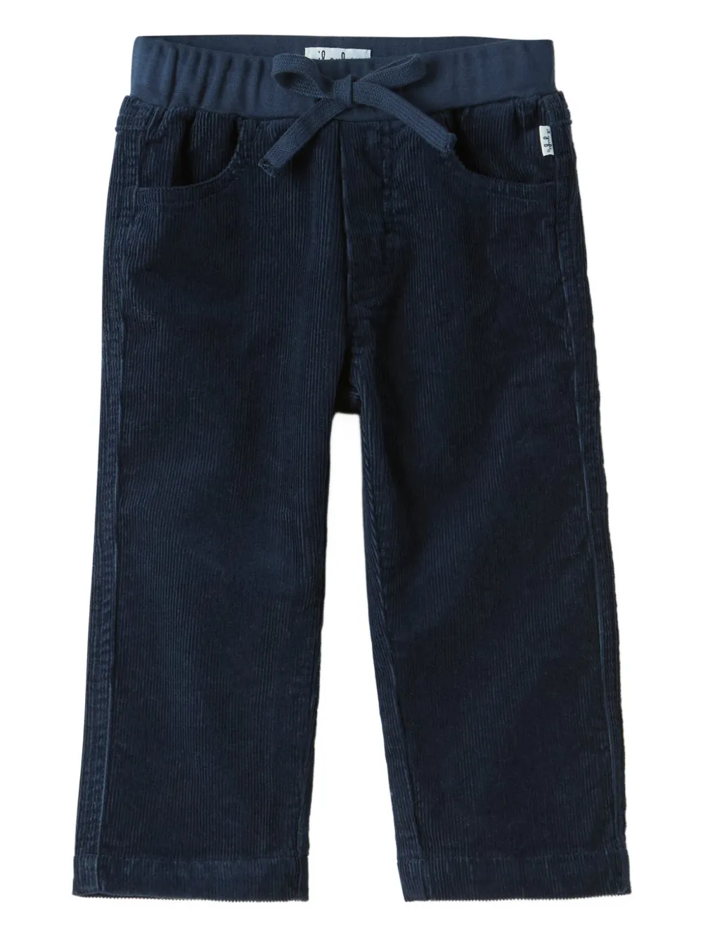 Il Gufo corduroy drawstring trousers | Blue | Image 1