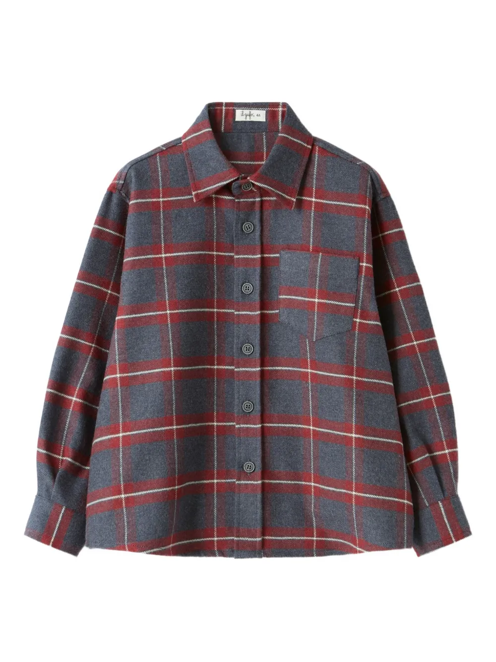 Il Gufo Camicia a quadri - Grigio