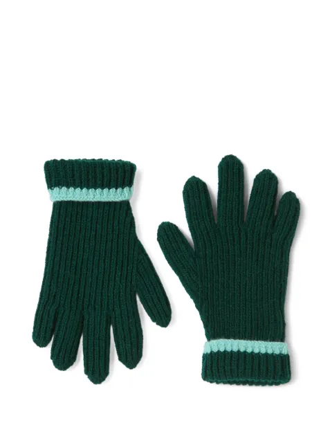 Il Gufo ribbed striped gloves