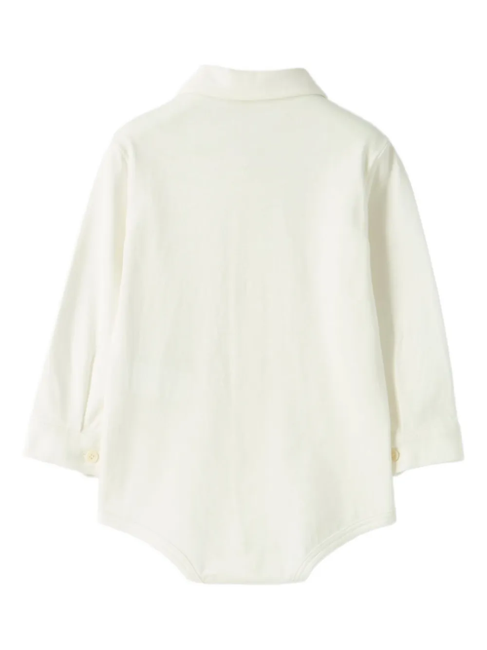 Il Gufo Romper met knopen - Wit