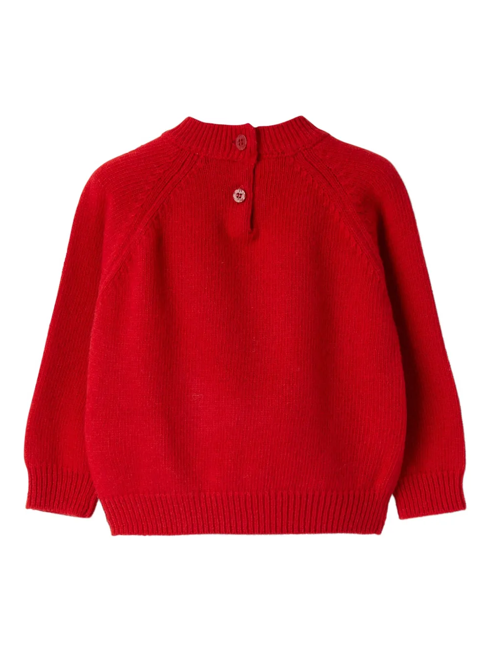 Il Gufo teddy appliqué baby jumper | Knitwear | Image 2