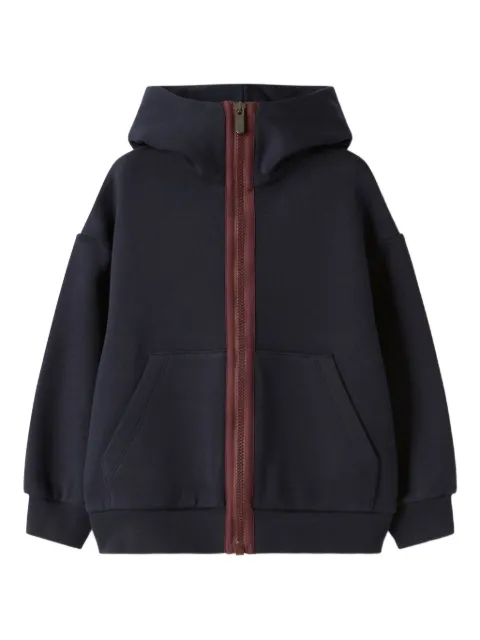Il Gufo hooded zip jacket