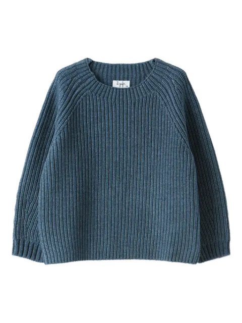 Il Gufo ribbed crew neck top