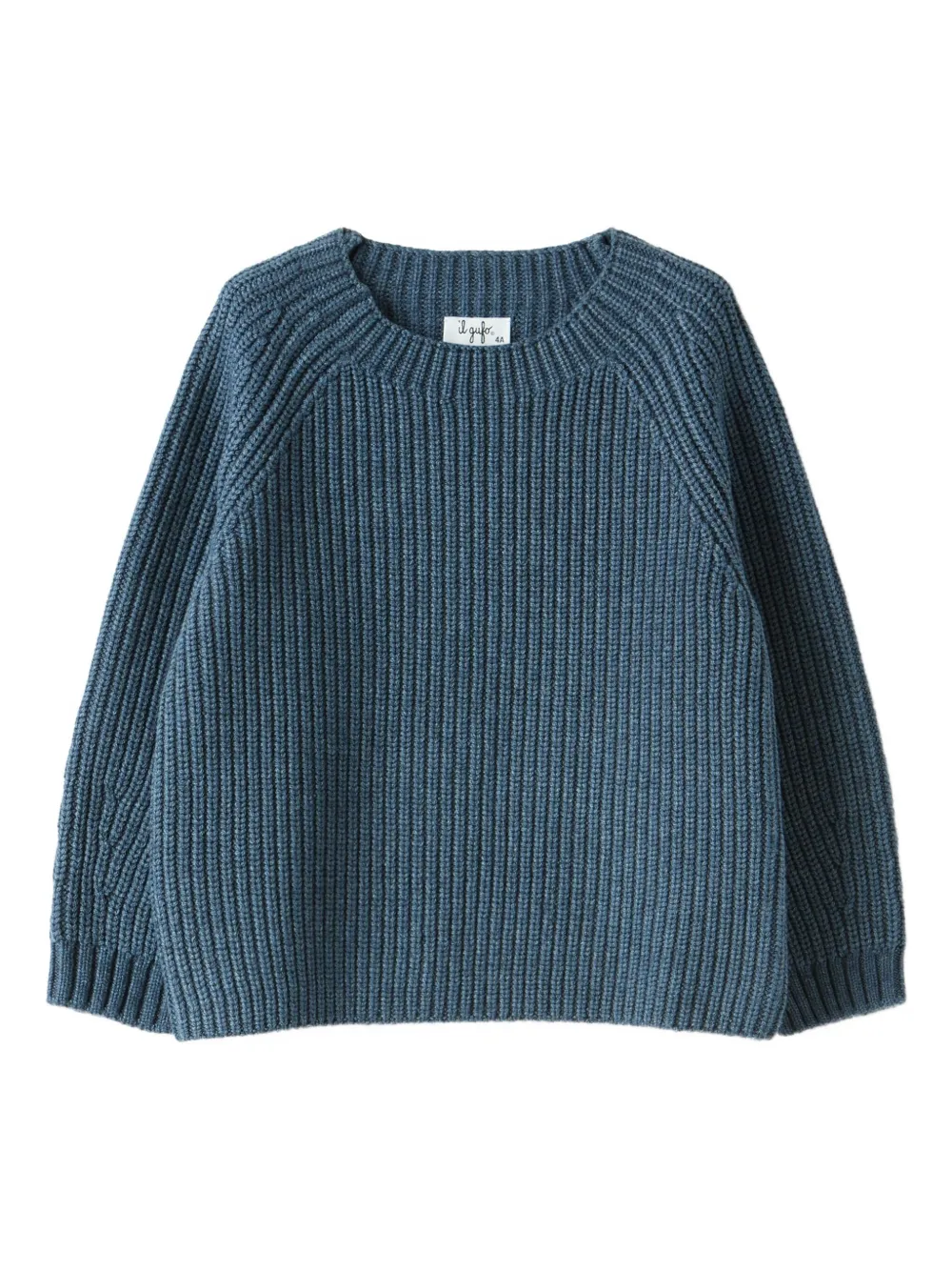 Il Gufo ribbed crew neck top | Boys Knitwear | Image 2
