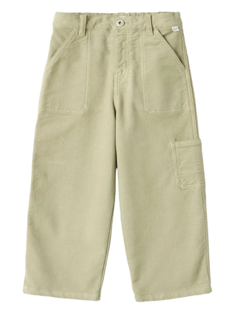 Il Gufo patch-pocket trousers | Green | Image 1